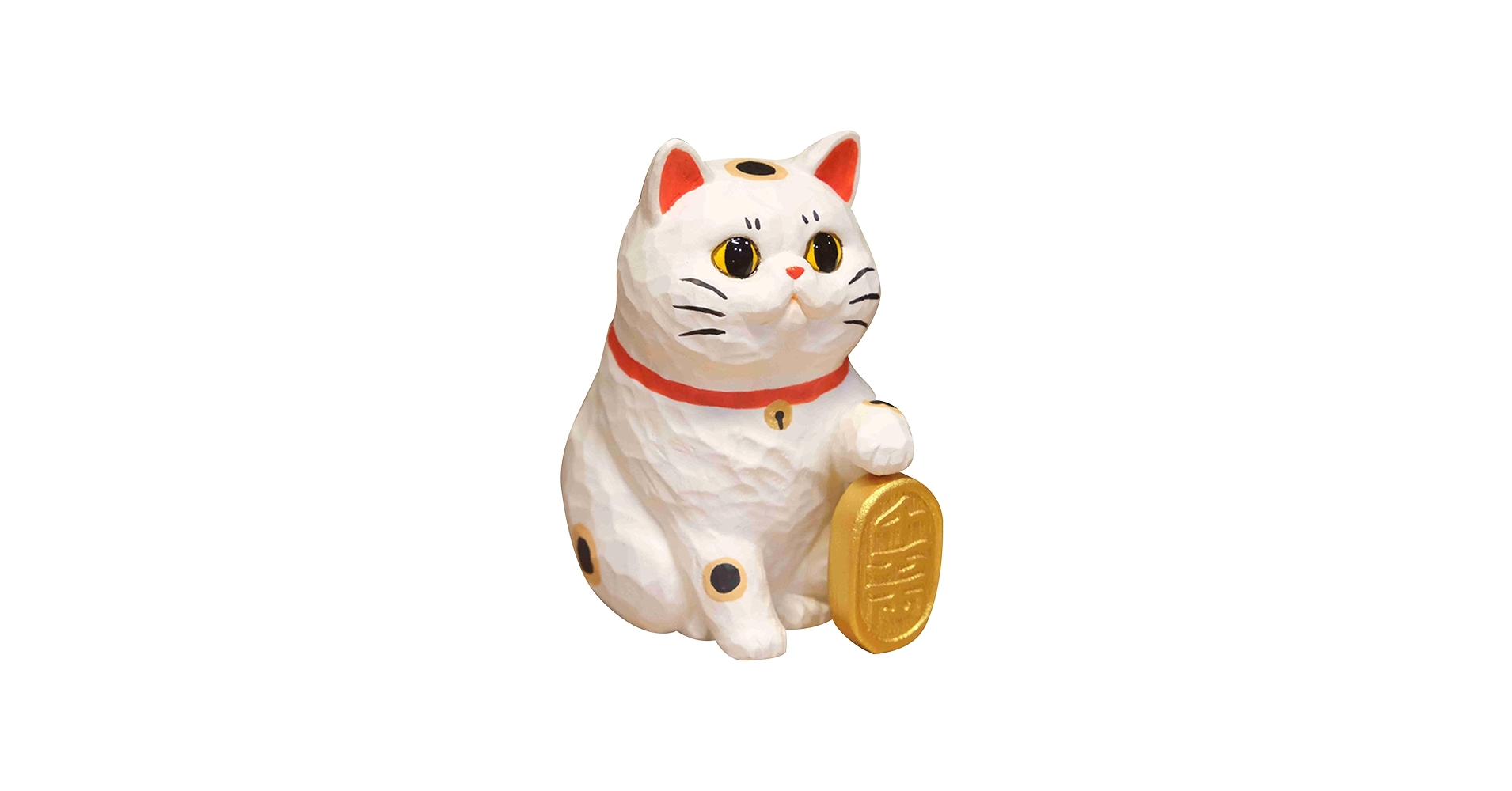 Amazon | BACALYSO | 招き猫 フィギュア 7CM級 金運up 猫 樹脂